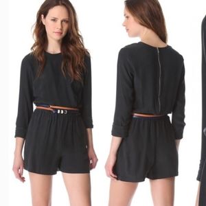 CLUB MONACO BLACK  LONG SLEEVES ROMPER SIZE 4